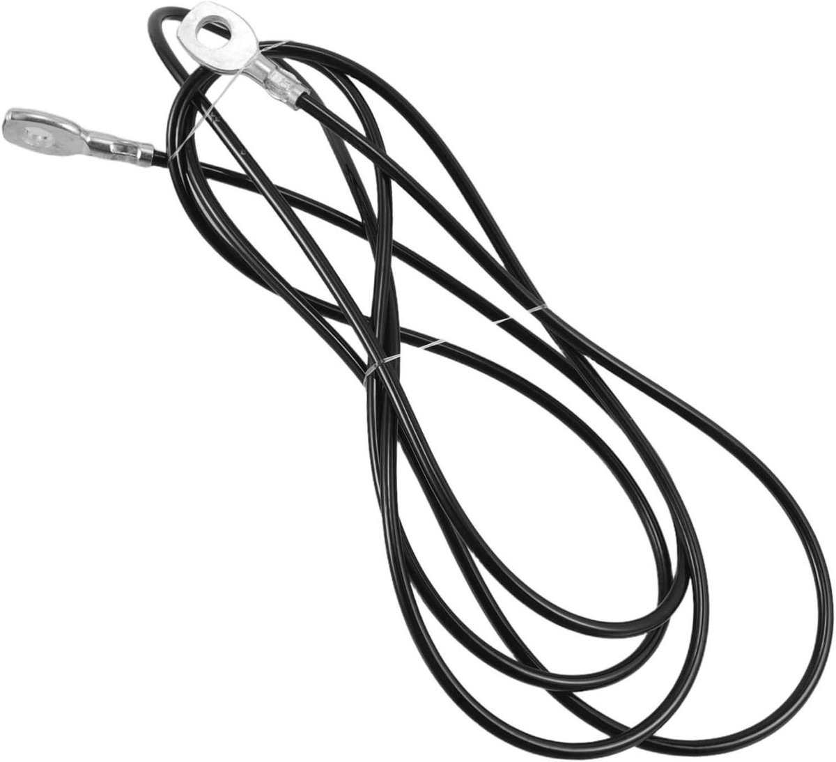 Stalen Gymkabel - Fitness Kabel - Kracht Training - Hoge Sterkte - 250 cm - Zwart