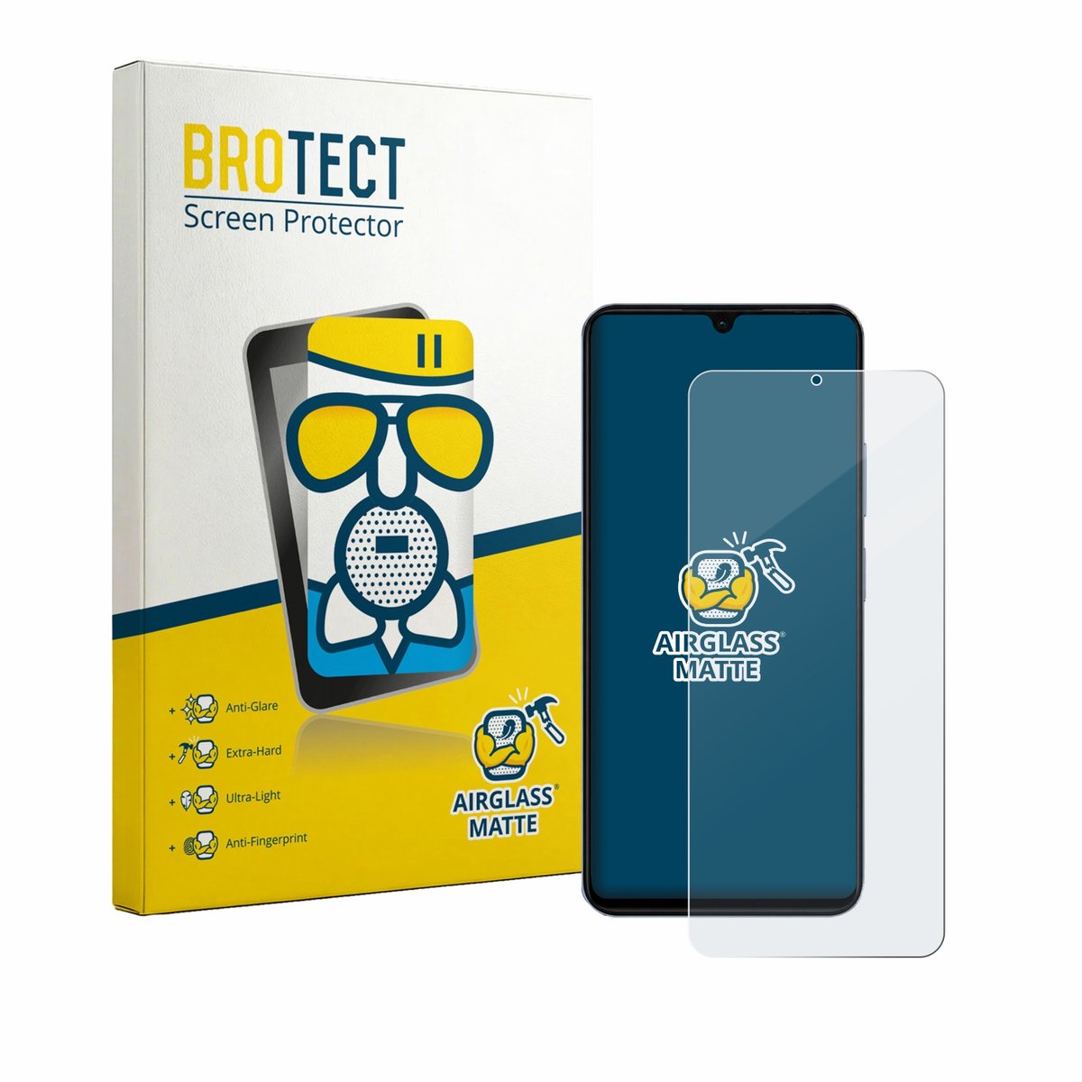 BROTECT - Screenprotector voor Blackview Wave 10C - Folie Beschermfolie Beschermglas matte