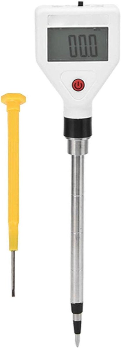 Bodem EC-tester - Geleidbaarheidsmeter - Plantenvoeding Testen - Automatische Temperatuurcompensatie - 0-10 ms/cm - Grijs