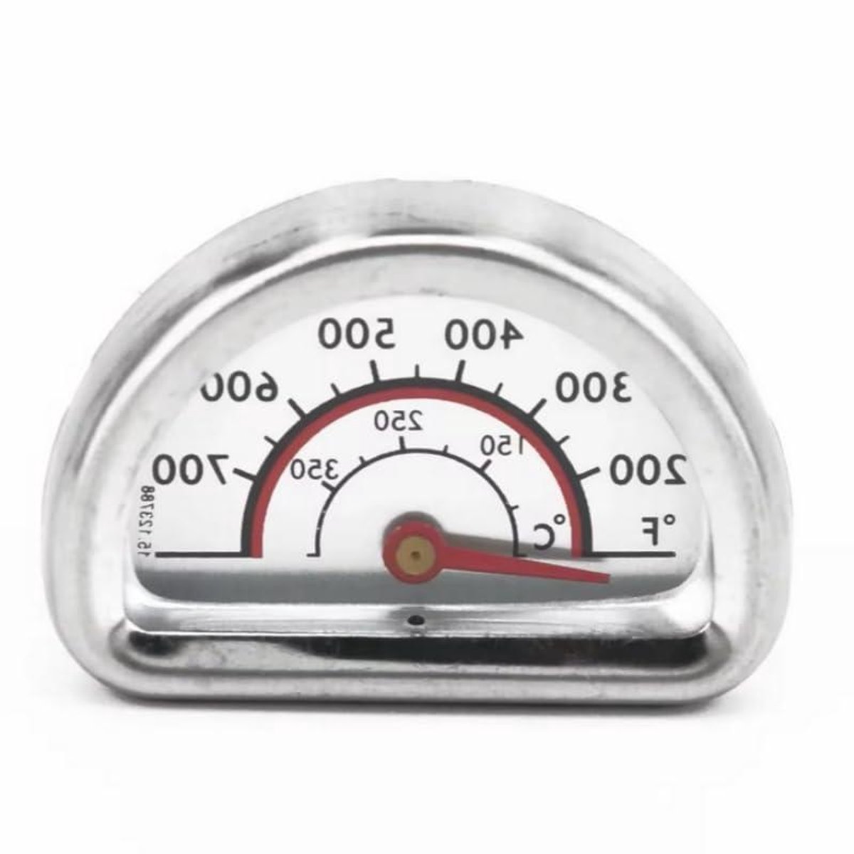 Oventhermometer - Temperatuur meter - Keuken bakken - 0-400 graden bereik - 43 mm dompeldiepte - Zilver