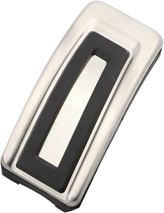 Autopedaal Set - Pedaalhoezen - Comfortabel Rijden - Antislip Ontwerp - 3 Delen - Zwart Zilver — afbeelding 2