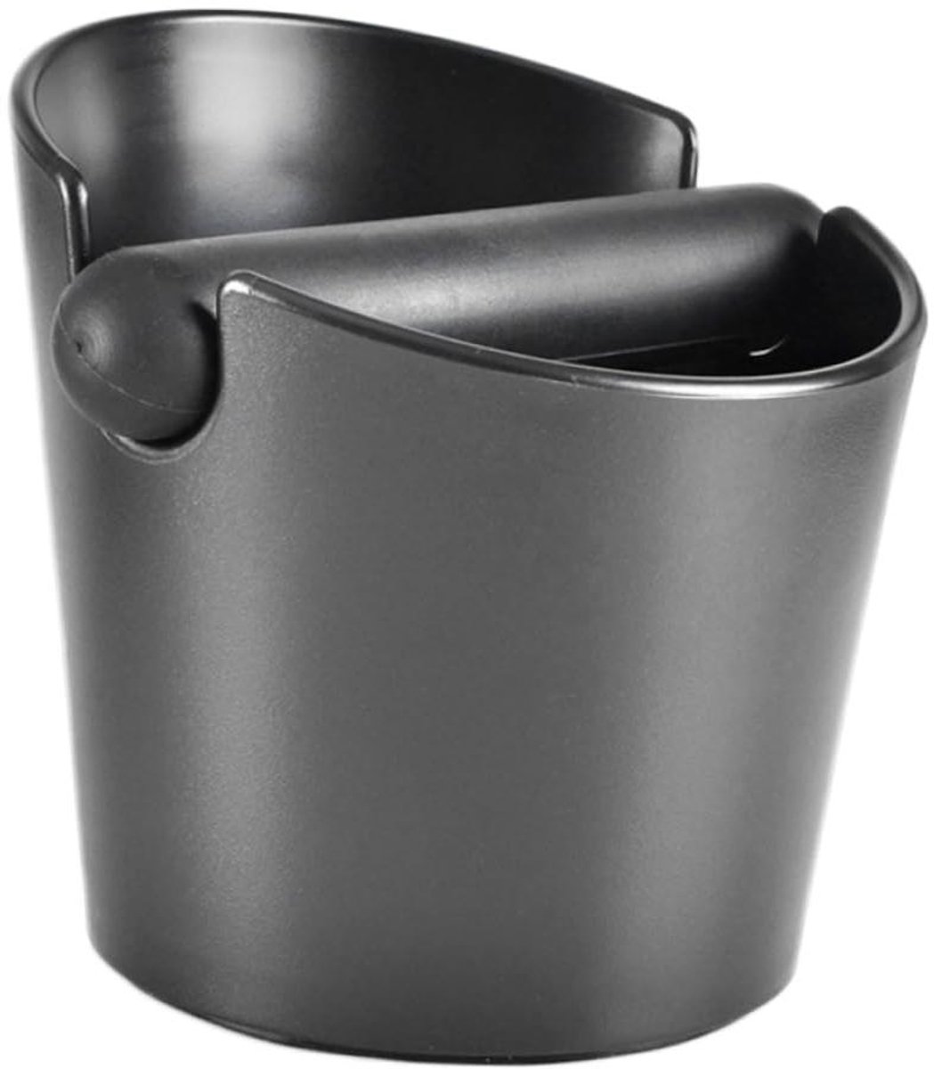 Koffie Afvalbak - Resten Bak - Espresso Bereiden - Antislip Bodem - 14 x 14 x 14 cm - Zwart