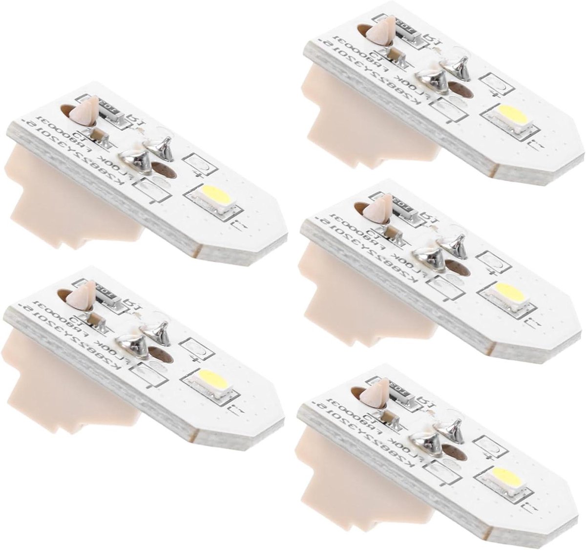 Koelkastlamp Set - Vervanglamp LED - Apparaat Verlichting - Direct Helder - 5 stuks - Wit