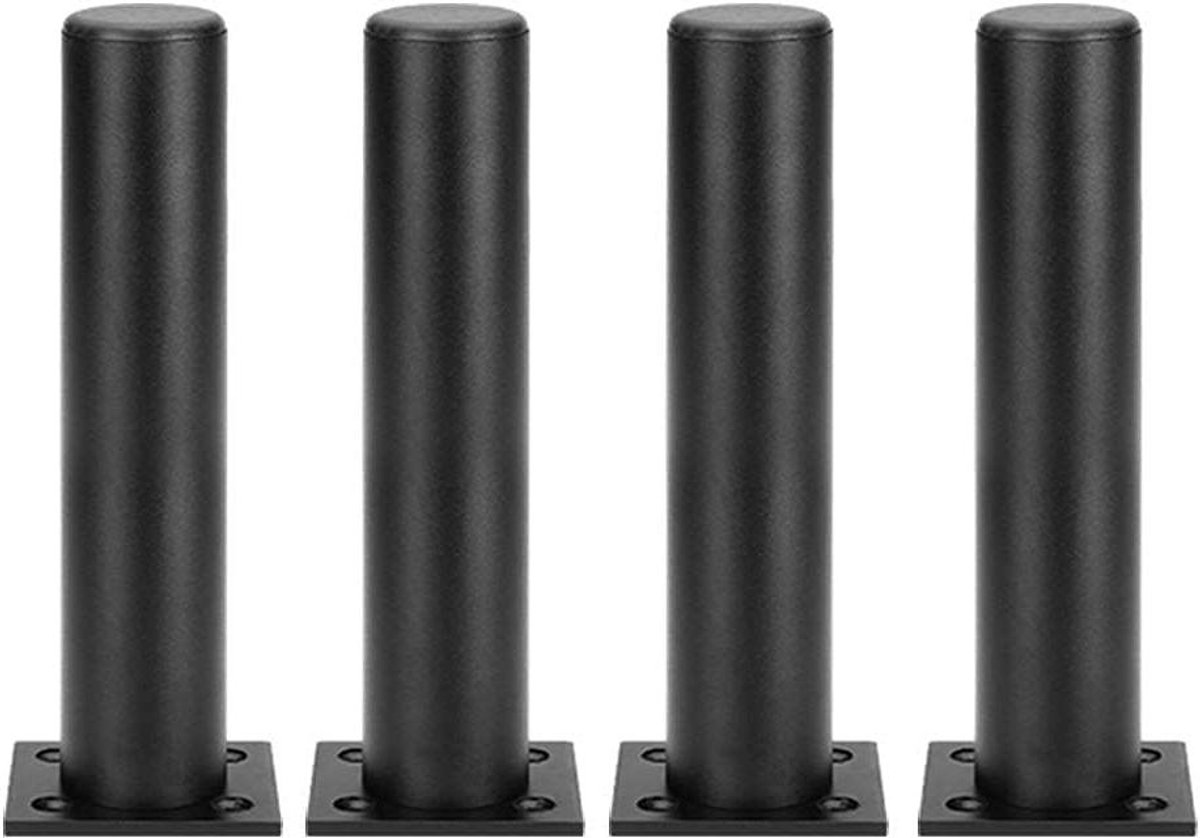 Tafelpoten, tafelpoten, 4-delig, verstelbare tafelpoten, uitschuifbare metalen poten, bankpoten, kastvoeten, dik materiaal, tafelaccessoires/15 cm