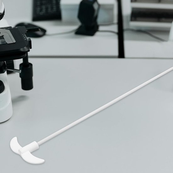 Roerstaaf Laboratorium - Mengstaafje Chemisch - Veilig Mengen - Chemisch Bestendig - 50 cm Lengte - Wit — afbeelding 2