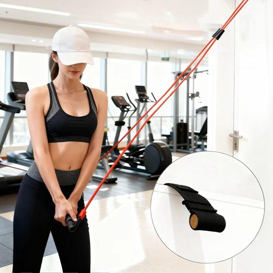 Trainingsapparaat - Weerstandsband - Swing Verbeteren - Spiergeheugen Training - 67 cm - Rood — afbeelding 3