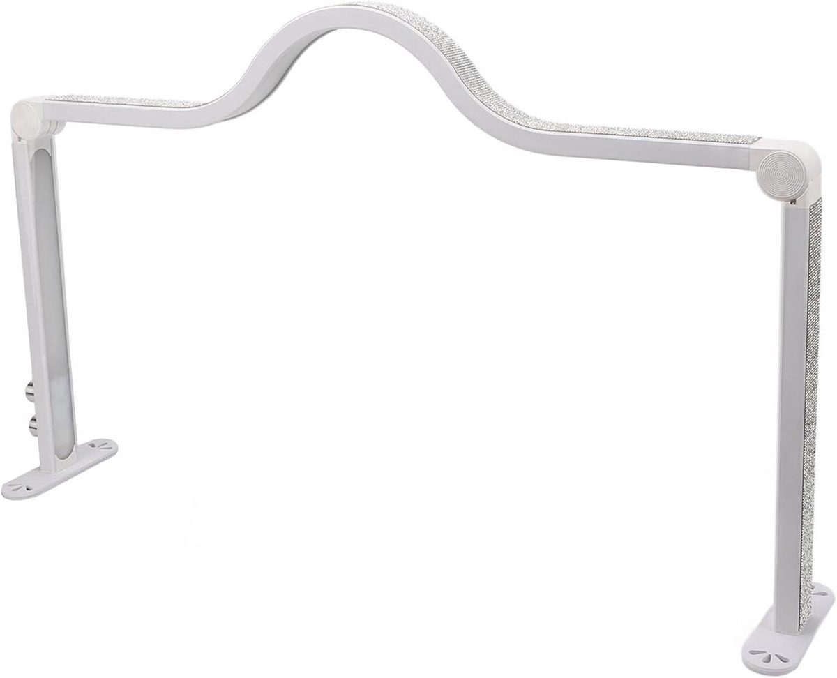 Nagelkunst Lamp - Manicure Bureaulamp - Professioneel Gebruik - Verstelbare Kleurtemperatuur - 820 x 500 mm - Zilver