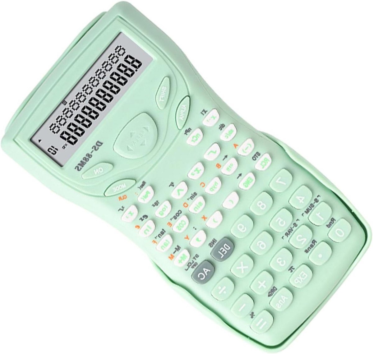 Digitale Rekenmachine - Wetenschappelijk Examen - Complexe Berekeningen - 240 Wetenschappelijke Functies - 12 Cijfers - Groen