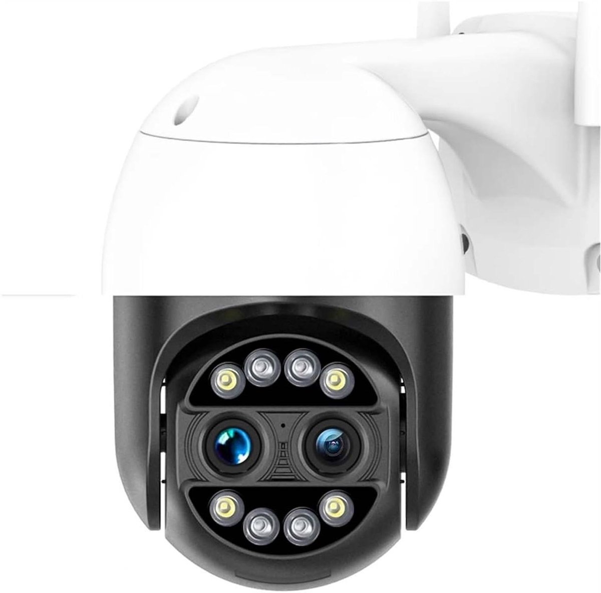 Beveiligingscamera PTZ - Buitencamera IP Camera - Huis Beveiligen - Dubbele Lens AI Tracking