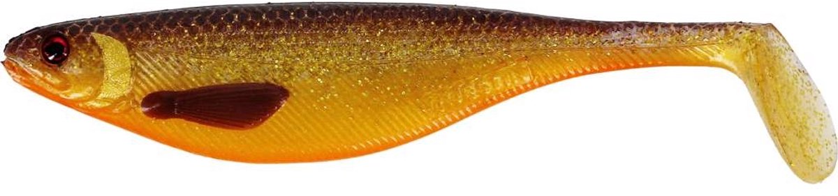 Westin Shadteez 9cm 7g – Veelzijdige Roofvis Shad 3 Stuks - Kleur : Gold Rush