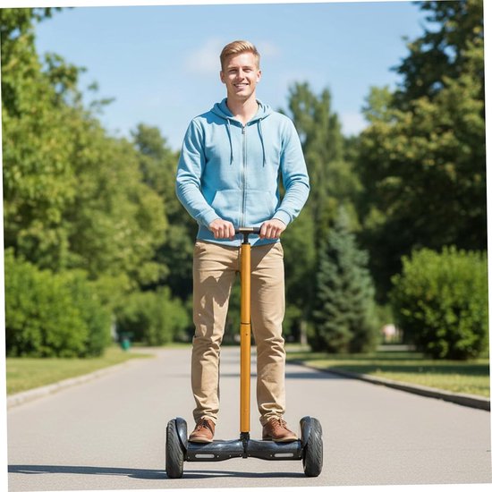 Hoverboard Handvat - Balans Scooter Handvat - Verbeterde Controle - Telescopisch Metaal - 59.4 cm - Goud — afbeelding 2
