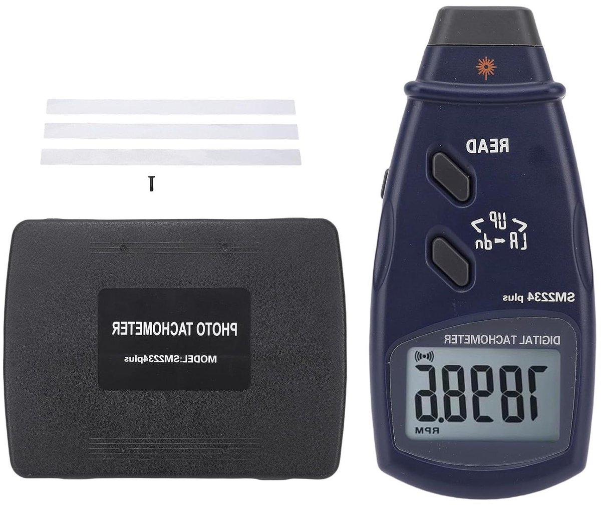 Digitale Toerenteller - RPM Meter - Snelheid Meten - Precisie LCD Display - 2.50-99999RPM - Zwart