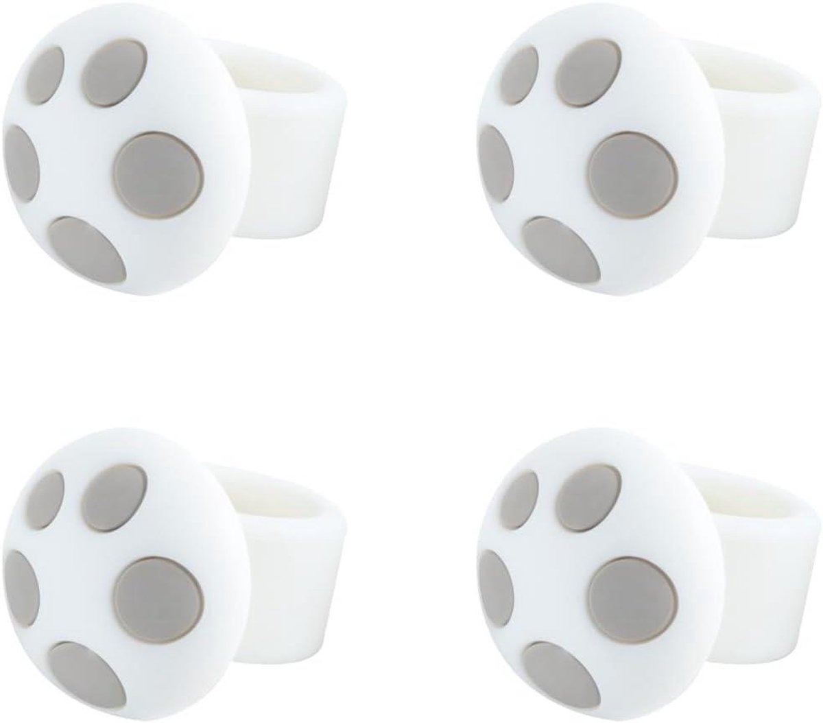 Deurkrukbuffers - Deurstoppers Deurbumpers - Muur Beschermen - Zelfklevend Ontwerp - 20 mm - Wit