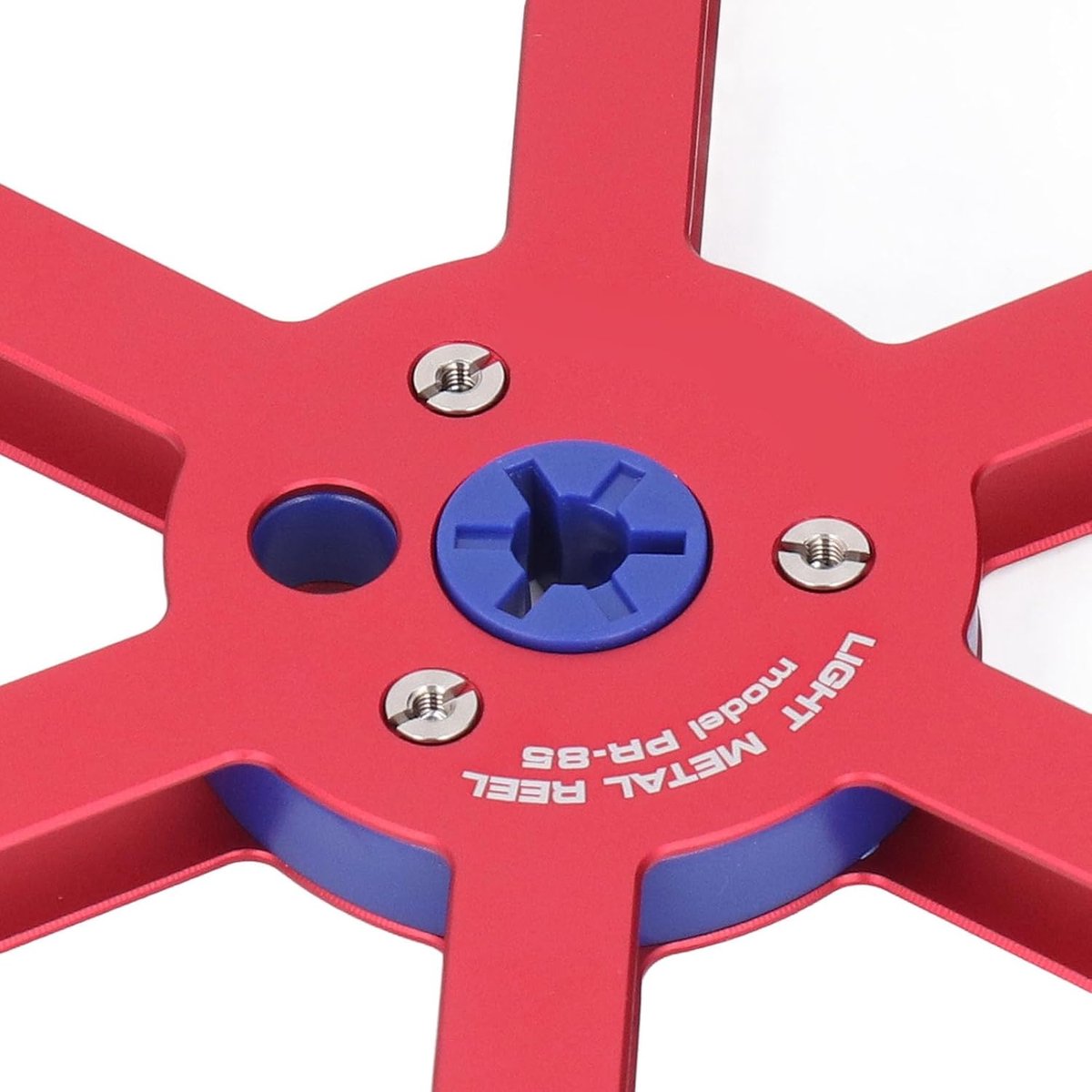 Metalen Haspel - Lege Spoel - Geluidsopname - Duurzaam Aluminium - 7 Inch - Rood