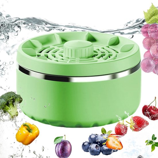 Pesticiden Reiniger - Groente- en Fruitreiniger - IPX7 - 4 Instelbare Standen - eco - Veilig en geurloos - 3600mAh - Magnetische laadmodus - Titanium Zuivering - Verwijder Moeiteloos Bacteriën & pesticiden - voor Het Reinigen van Fruit/Groenten/Vlees — afbeelding 5