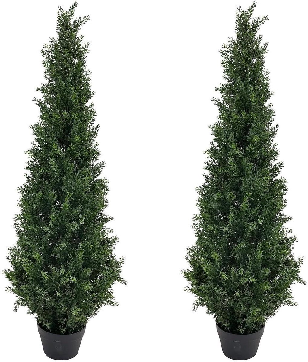 Kunst Bomen - Nep Planten - Tuin Decoratie - UV Bestendig - 1.2 Meter - Groen