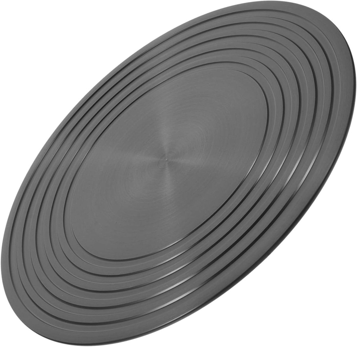 Ontdooibak Gietijzer - Sudderplaat Diffusor - Langzaam Koken - Gelijkmatige Warmte - 24 cm - Zwart