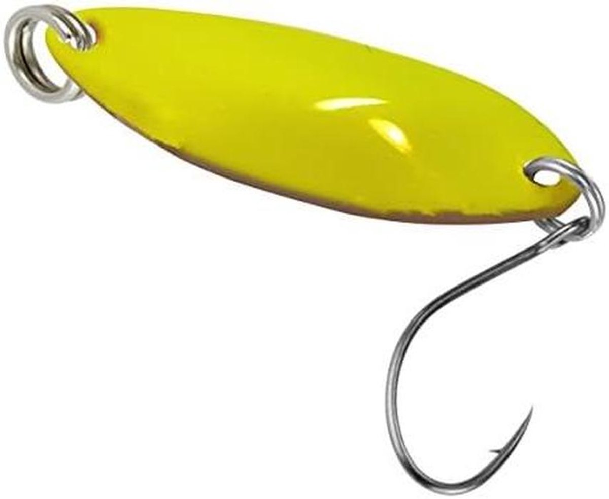 Forel Lokaas - Lepel aas - Vissen Vangen - Gemaakt in Italië - 1.8 Gram - Geel Roze