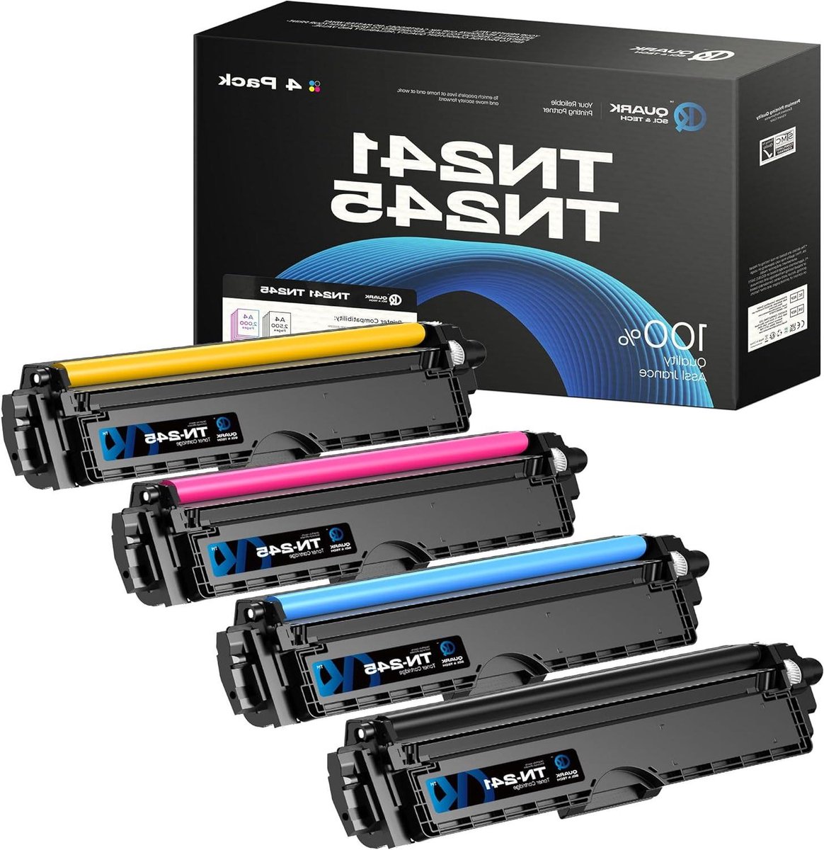 Toners Compatibel met Brother - Toner Multipack - Printer Onderhoud - Hoog Rendement - 4 Stuks - Meerkleurig