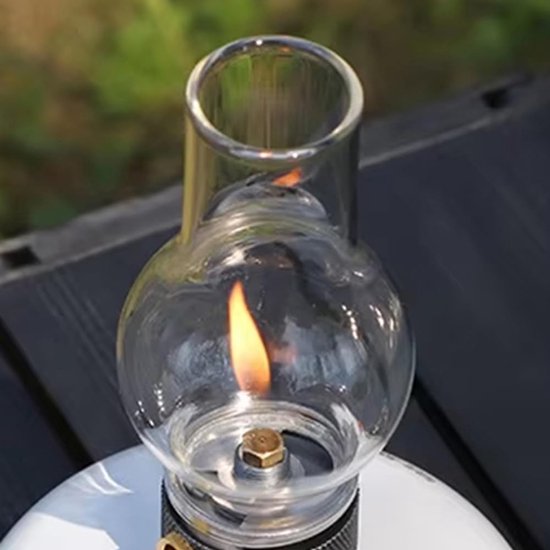 Compacte Gaslamp - Draagbare Lantaarn - Buiten Verlichten - Warme Sfeer - 17 x 10 x 10 cm - Zoals Afgebeeld — afbeelding 5