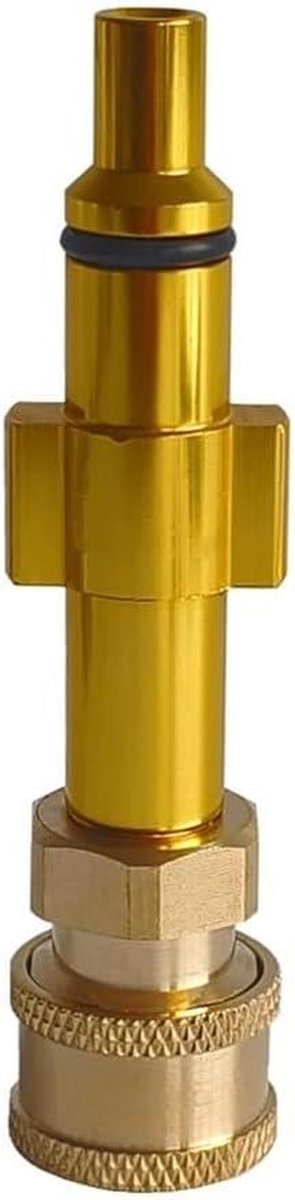 1/4 Inch Messing Hogedrukreiniger Sneeuw Foam Lance Adapter Connector Compatibel Met Voor LAVOR En Auto Wasmachines Geel