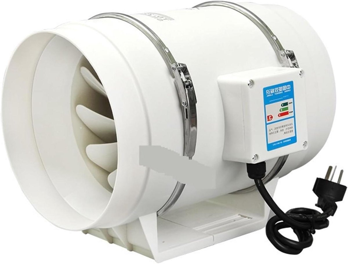 Inline Kanaalventilator - Afzuigventilator Pijp - Luchtstroom Verbeteren - Stil en Duurzaa