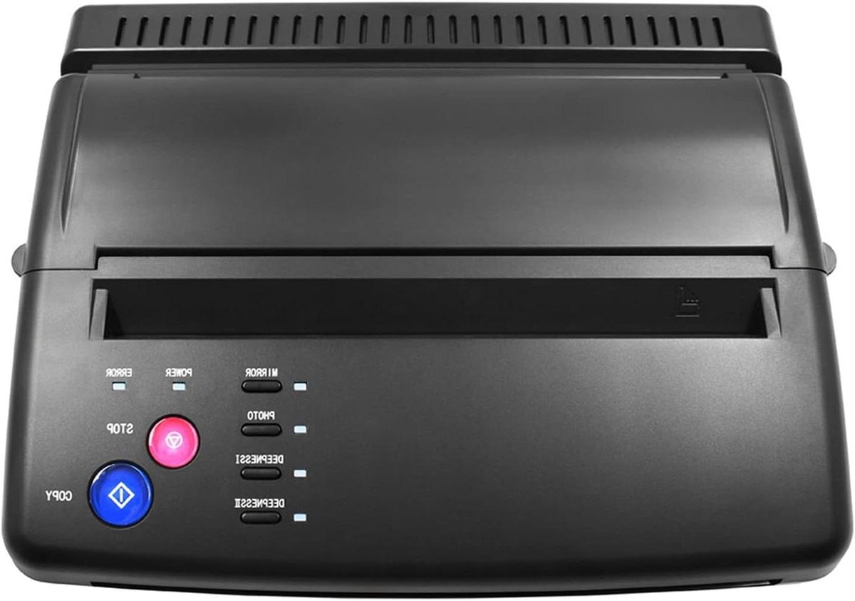 Tattoo Transfer Machine Stencils Device Copier Printer Tekening Thermische Tools for Tattoo Foto's Transfer Papier Kopieer Afdrukken Gemakkelijk doe-het-zelf