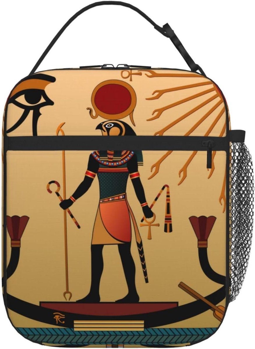 Lunchbox - Voedsel tas - Lunch meenemen - Lekvrije isolatie - 25 x 20 x 10 cm - Zwart