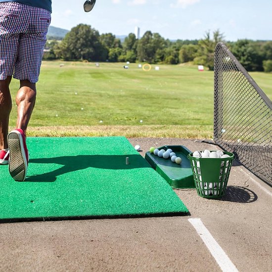 Golfbal Emmertje - Ballen Container - Bal Training - Grasvriendelijke Bodem - 50 Ballen Capaciteit - Zwart — afbeelding 3