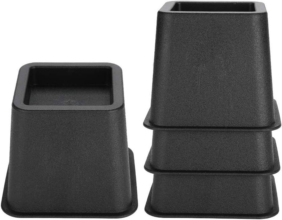 Verstelbare meubelverhogers voor bed en stoelen - 4-delige set voor extra opslagruimte en comfort