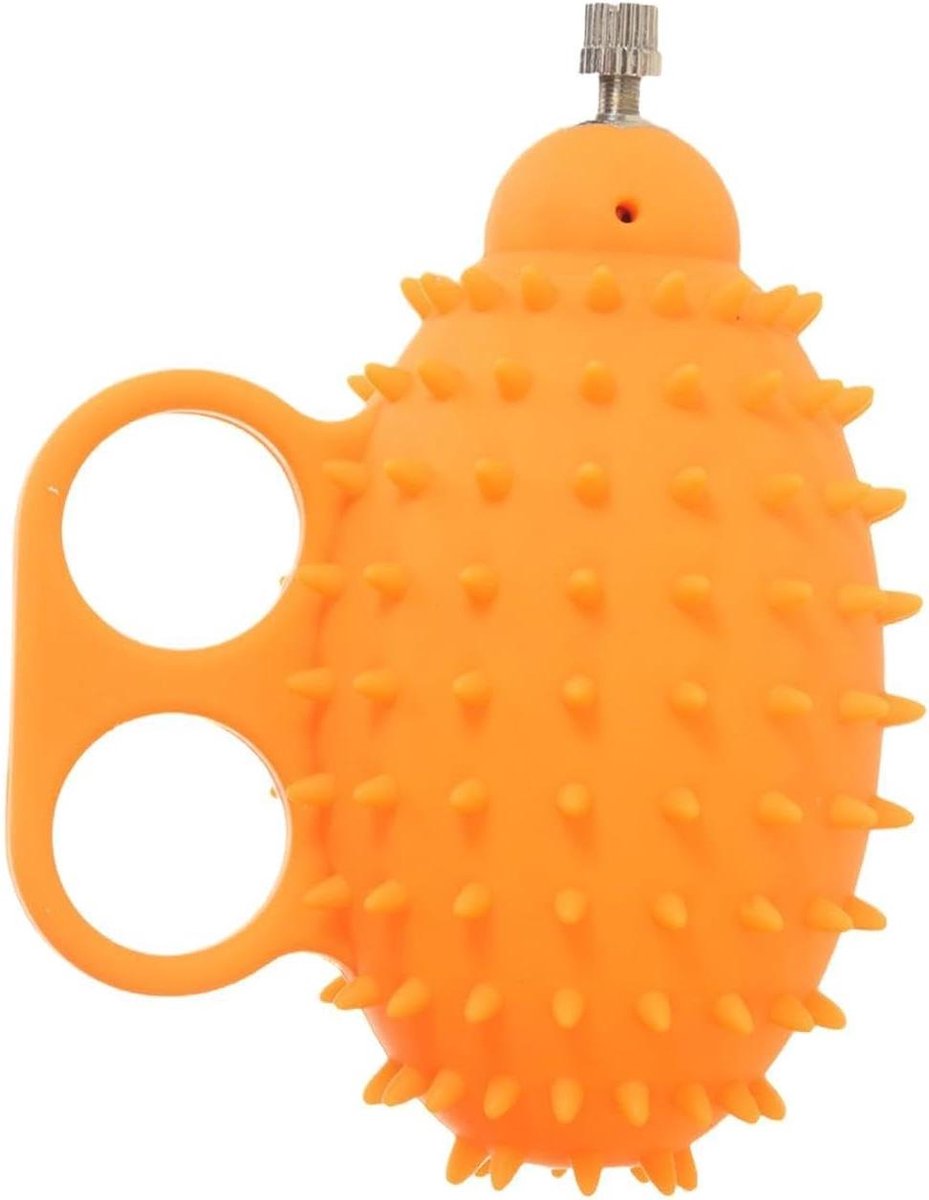 Gripkracht Trainingsbal - Handversterker Onderarm - Handen Trainen - Antislip Textuur - 11.5x8.5x6 cm - Oranje