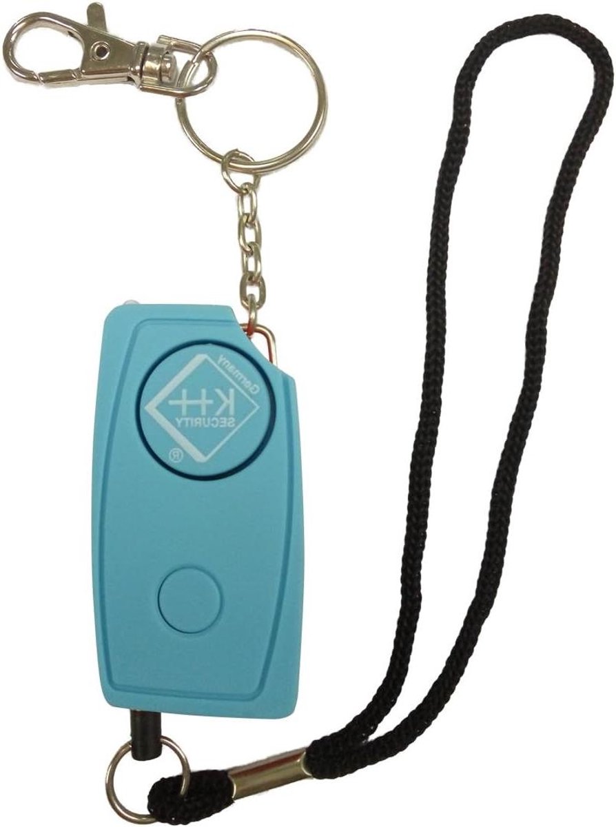 Persoonlijk Alarm - Veiligheidsalarm Zakalarm - Persoonlijke Veiligheid - Extreem Luid - 120 Decibel - Blauw