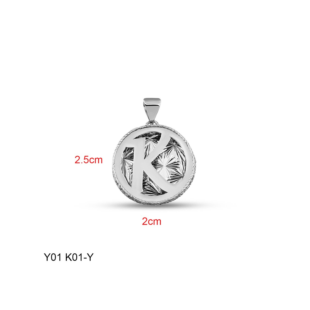 Letter hanger K rond
