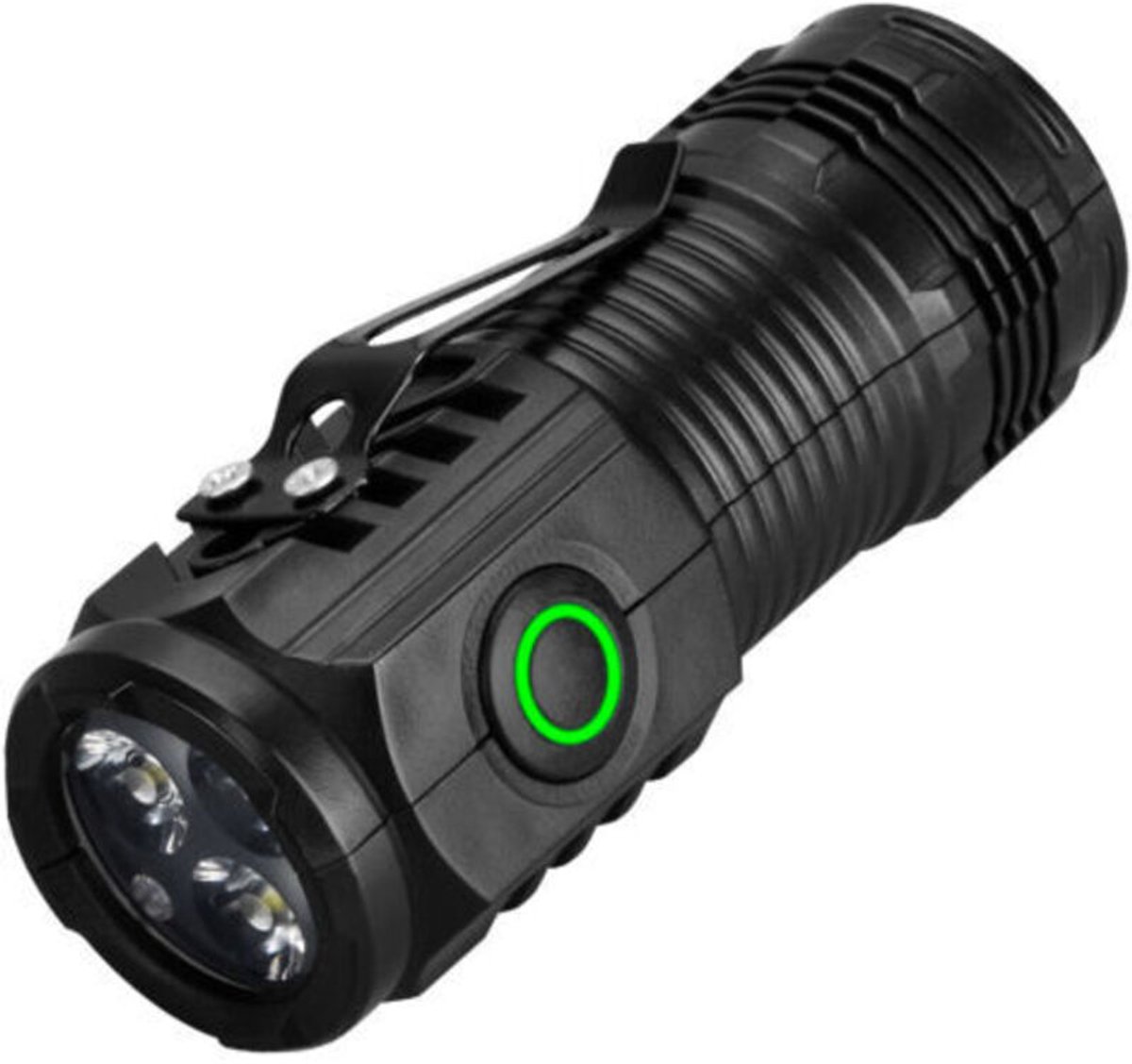 Mini LED-zaklamp, draagbare LED-zaklamp geschikt voor hoge helderheid, geschikt voor clip, 3 helderheidsstanden, geschikt voor thuisgebruik, noodgevallen, kamperen en speciale verlichting.