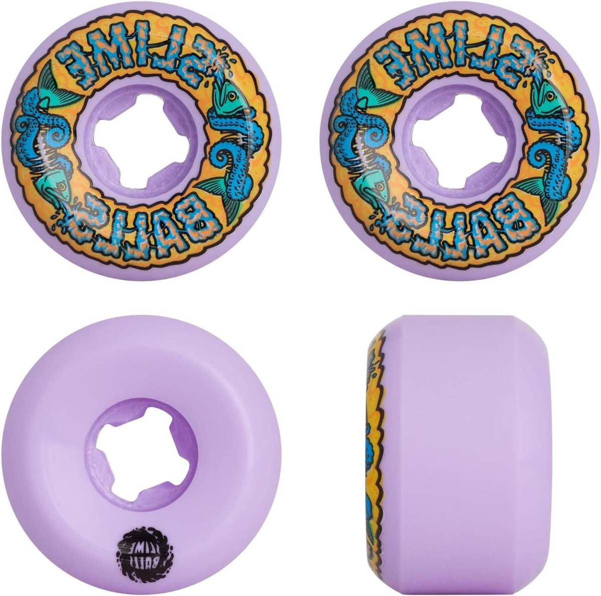 Skateboard Wielen Vis Ballen Snel Skaten Hoge Prestaties Urethaan 54mm