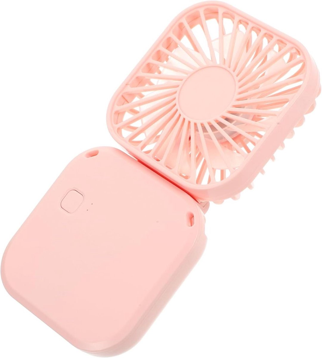 Draagbare Ventilator - Mini Fan - Persoonlijke Koeling - Inclusief Telefoonhouder - 14.9 x 7 CM - Roze