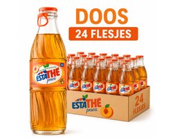Estathé Perzik IJsthee 24 x 250ml Glazen Fles Vero Infuso Gluten vrij