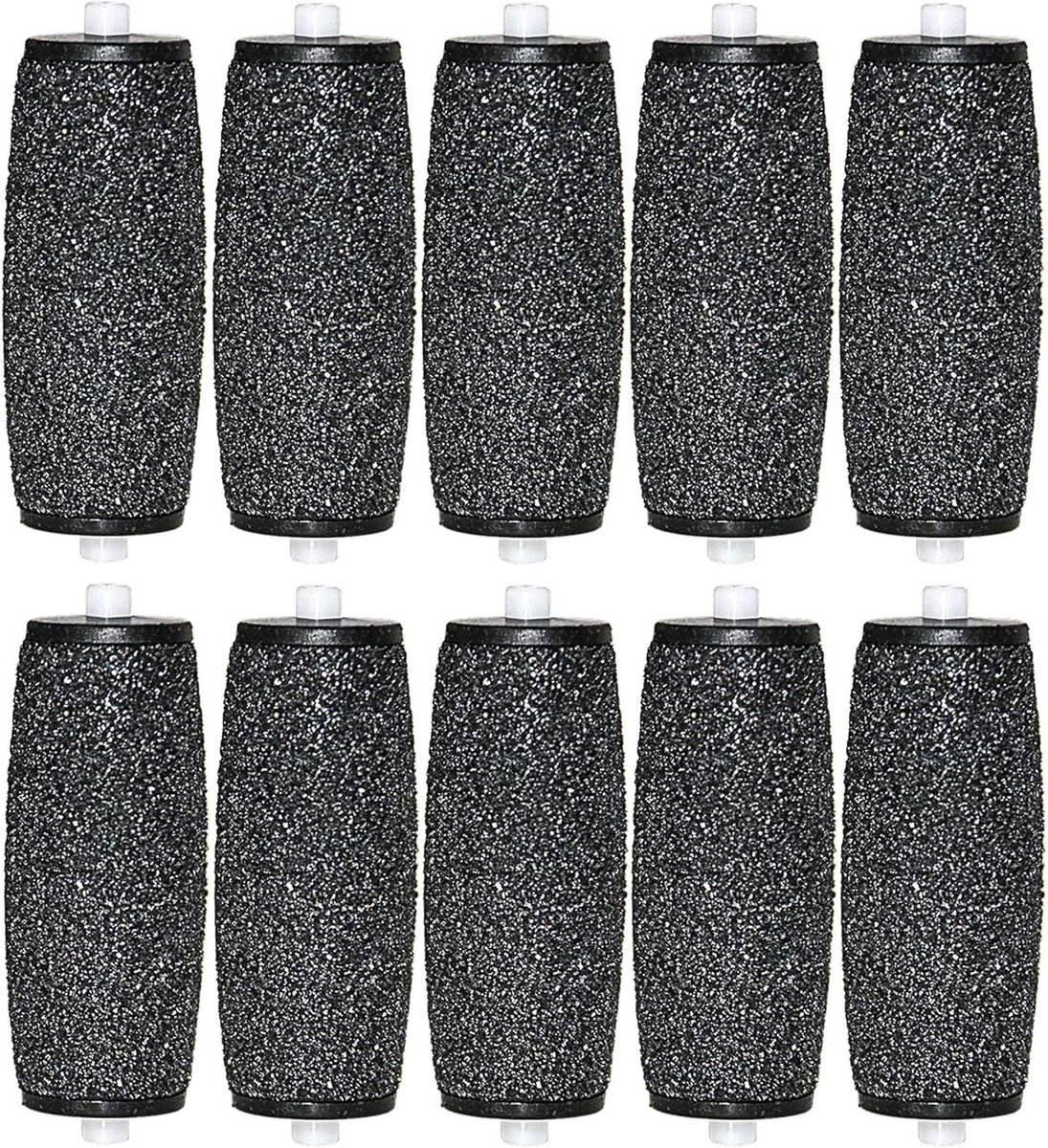 10 Stuks Extra Grof Mineralen Vervangende Rollers voor Pedicure, Geschikt voor Eeltverwijderaar en Voetverzorging, Blauw