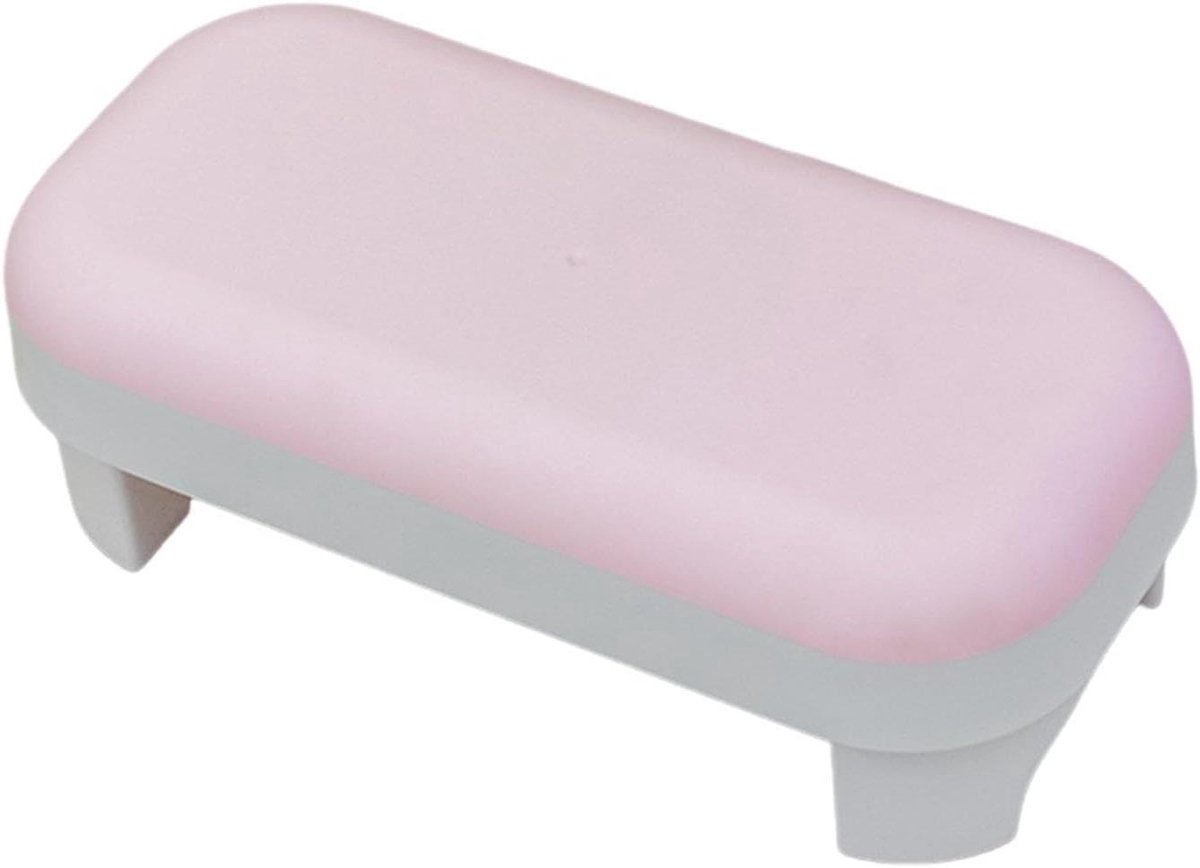 Nagel Handsteun - Armsteun Kussen - Manicure Pedicure - Afneembare Poten - 29 cm - Grijs
