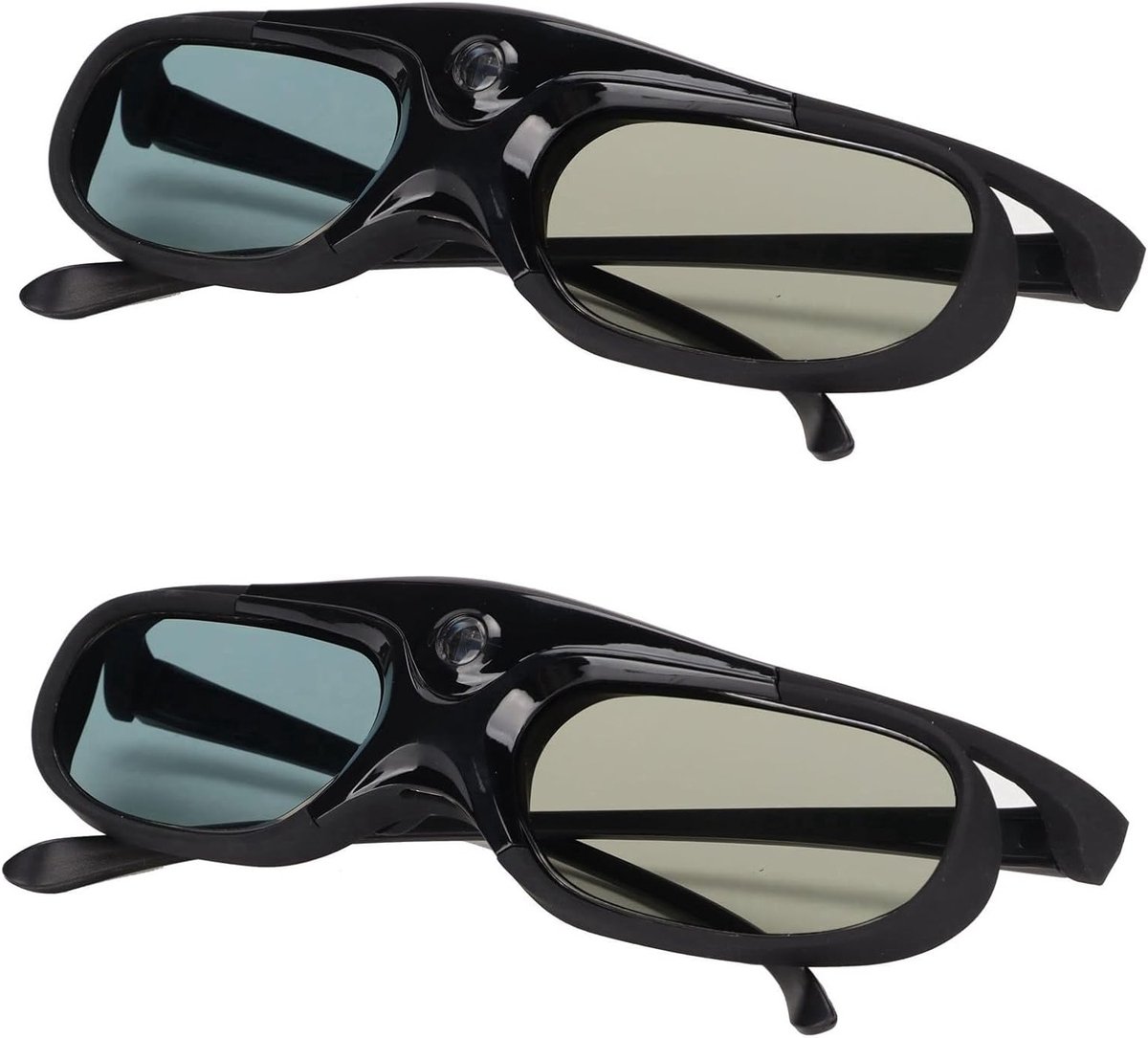 3D Actieve Shutterbril voor Projectoren - 2 Stuks, 144Hz, DLP-Link en LCD Lens voor DLP Projectoren