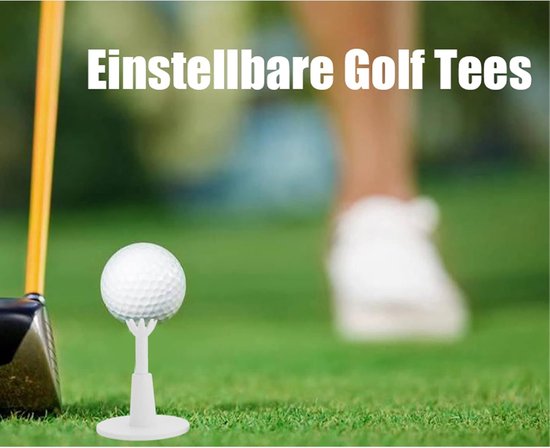 Dailygoods - Golf Tee - Verstelbare Hoogte - Duurzaam en Lichtgewicht - Golf Training - Golf Accessoire - Ideaal voor Driving Range van Dailygoods — afbeelding 5