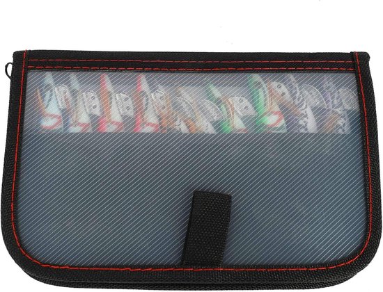 Kunstmatige Inktvis Aas - Houten Garnalen - Vissen in Zee - Set van 10 - 12 cm - Willekeurige Kleuren — afbeelding 4