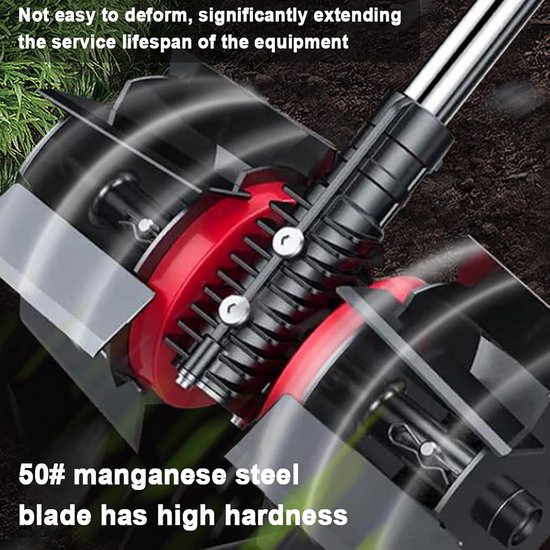 Tuinfrees Accessoire - Cultivator Hulpstuk - Grond Bewerken - Veelzijdig Metaal - 26 cm - Veelkleurig — afbeelding 4