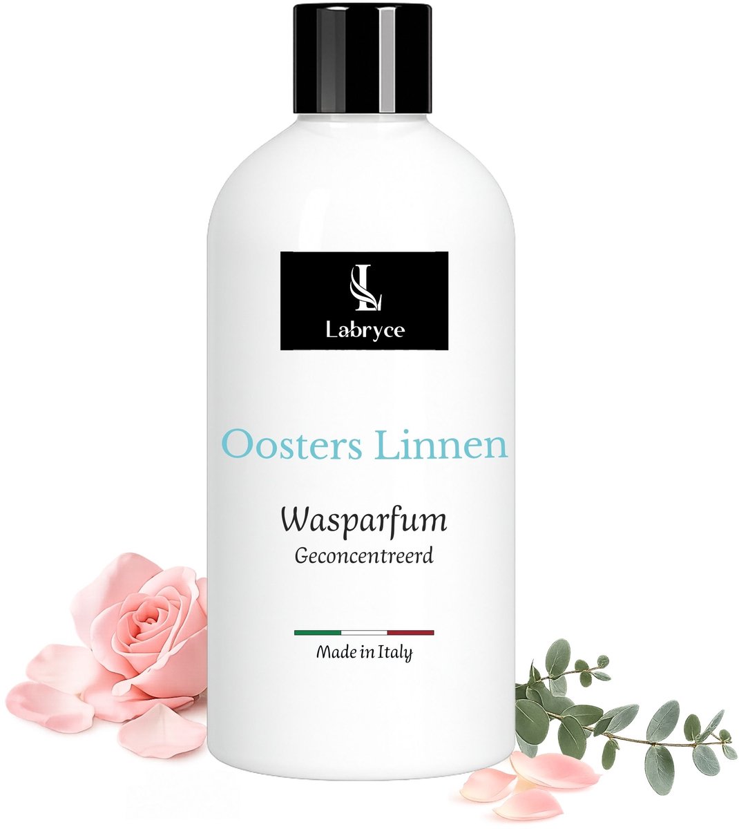 Labryce Wasparfum Oosters Linnen - Frisse Oosterse hammam geur met citrus, rozen & eucalyptus - 250 ml