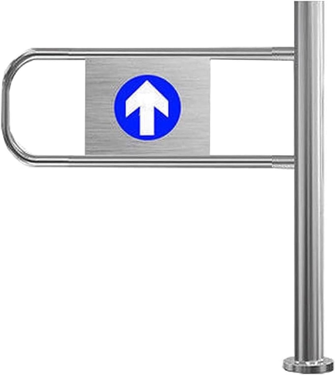 Draaipoort - Toegangspoort - Verkeer Regelen - Zelfsluitend - 100 x 100 cm - Zilver