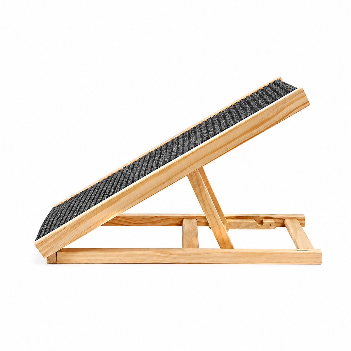 SmartLiving.Store - Hondenloopplank - Hondenhelling - Hondenladder - Honden Opstapje - Verstelbaar - Opvouwbaar - Antislip - 70x40 cm - Max. 50 kg