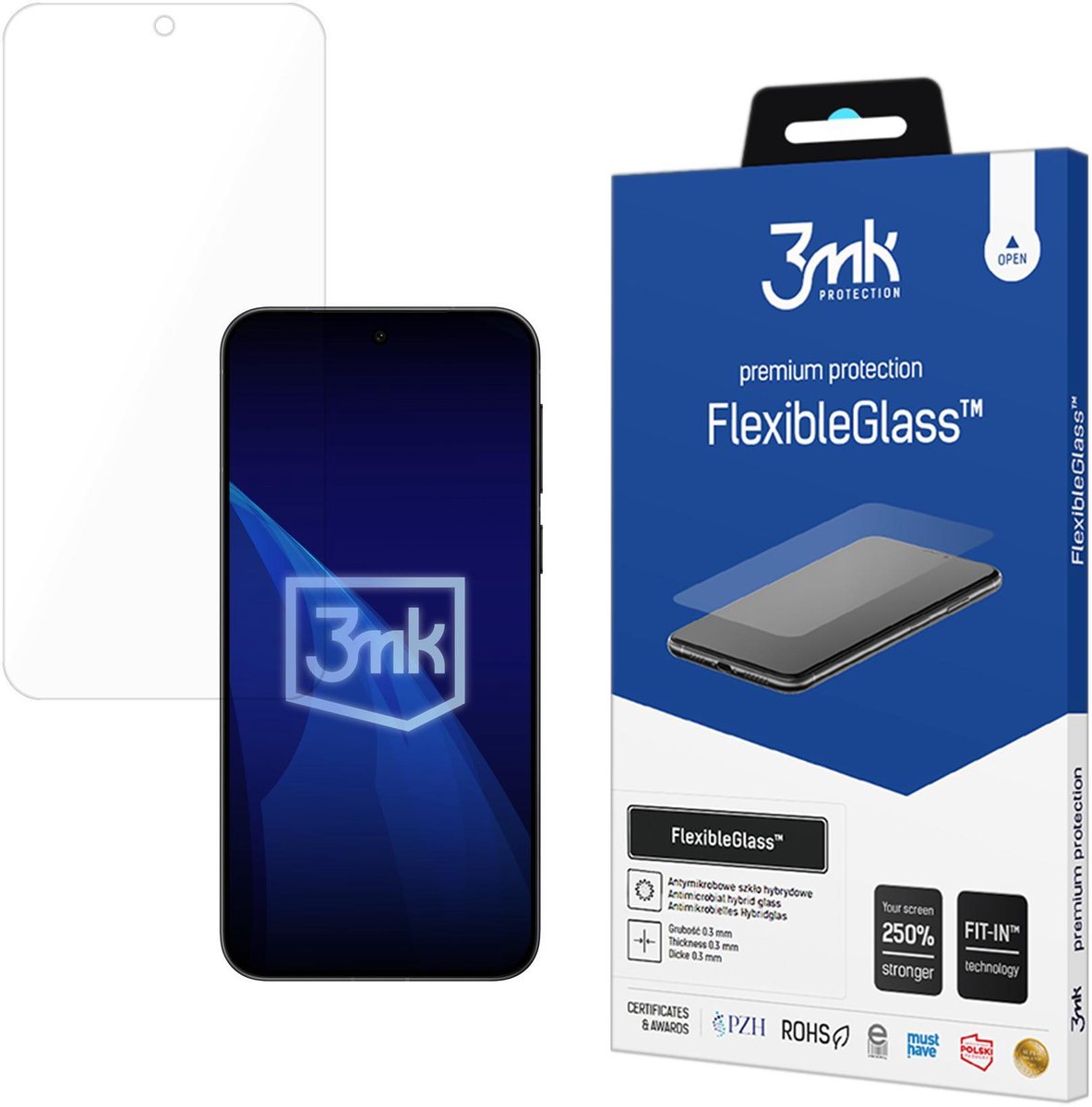3Mk Flexibleglass Voor Vivo X200 Fe Gehard Glas Met Anti-Visual Filter
