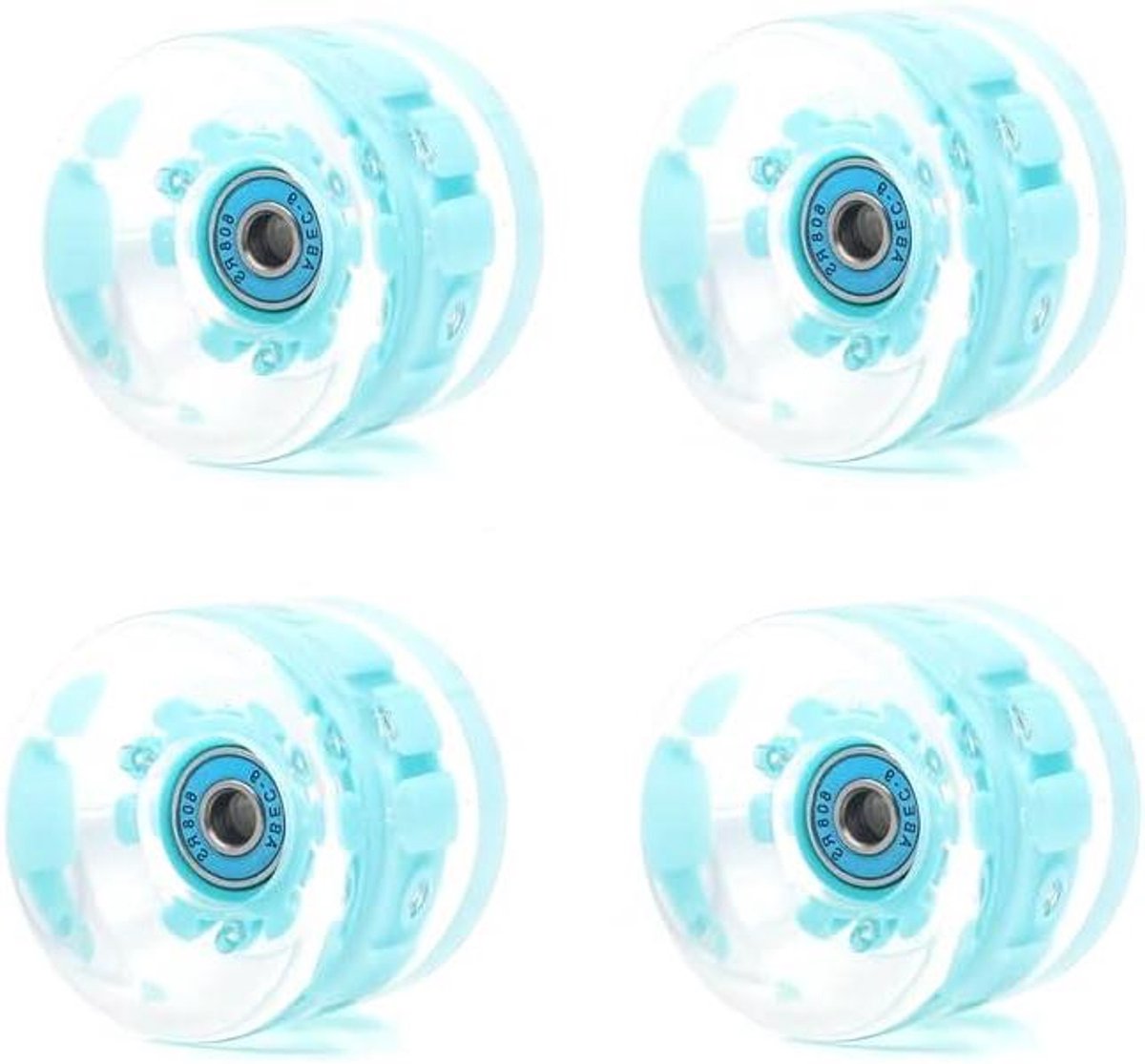 Skateboard Wielen Gloeiende Wielen Comfortabel Cruisen Met Verlichting 65mm 78A