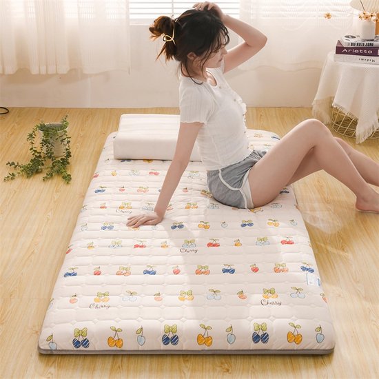 Oprolmat Tatami - Vloermatras Opvouwbaar - Comfortabel Slapen - Gelijkmatige Vulling - 120x200 cm - B — afbeelding 4