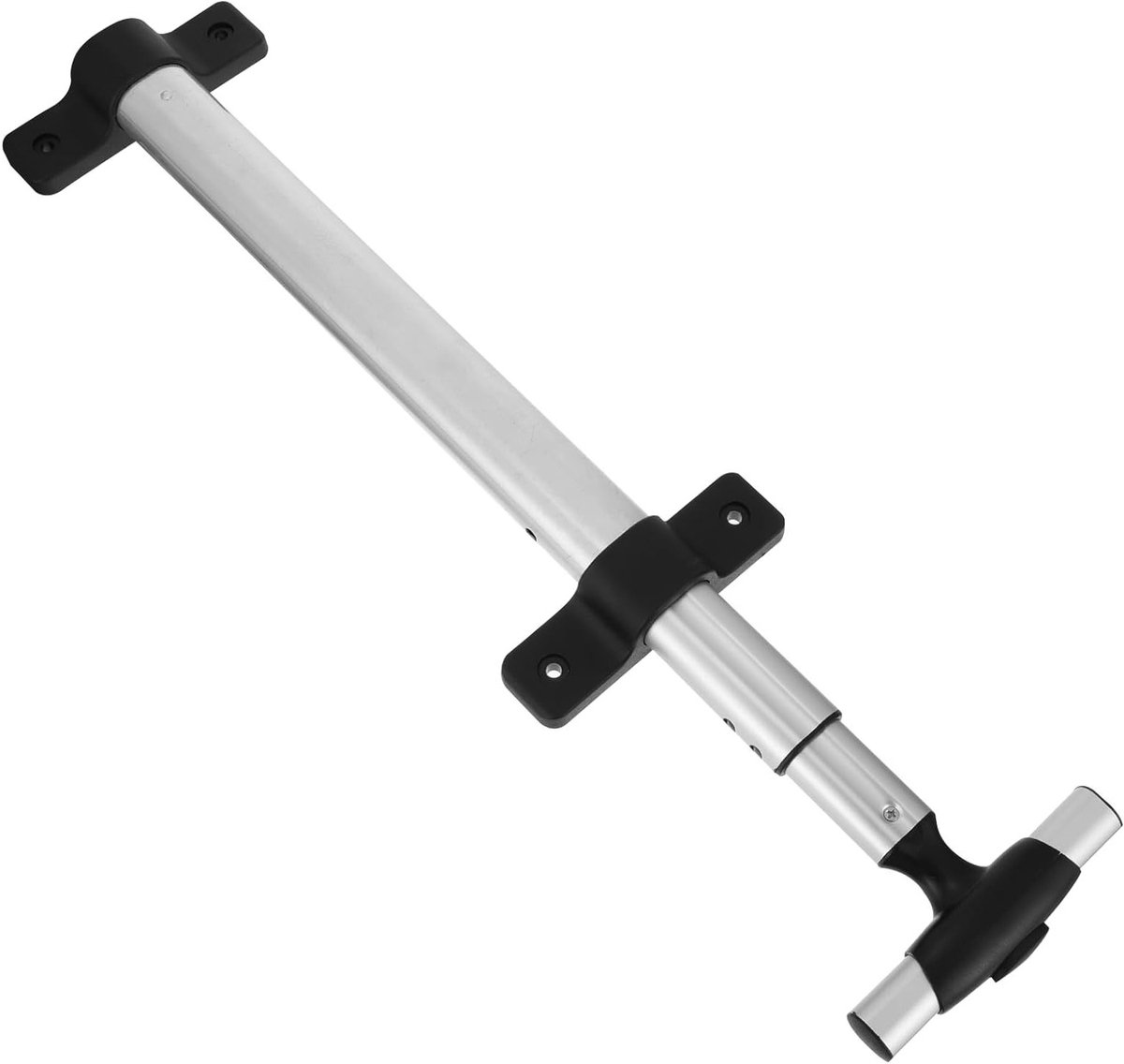 Enkele Track Rod Eye Trolley voor Zakelijk Gebruik - Aluminium Handkar met Uitschuifbare Telescopische Handgreep voor Reisbagage en Koffers